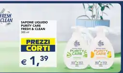 Esselunga SAPONE LIQUIDO PURITY CARE FRESH & CLEAN offerta