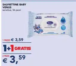 Esselunga SALVIETTINE BABY VENUS offerta
