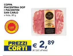 Esselunga COPPA PIACENTINA DOP I PIACENTINI SAN CARLO offerta