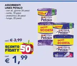 Esselunga Assorbenti Lines Petalo offerta