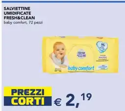 Esselunga SALVIETTINE UMIDIFICATE FRESH&CLEAN offerta