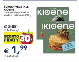 Esselunga Burger Vegetale Kioene offerta