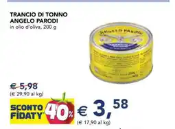 Esselunga TRANCIO DI TONNO ANGELO PARODI offerta