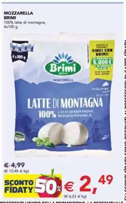 Esselunga MOZZARELLA BRIMI offerta