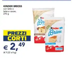 Esselunga Kinder Brioss offerta