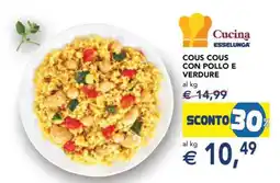 Esselunga COUS COUS CON POLLO E VERDURE offerta