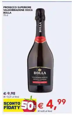 Esselunga PROSECCO SUPERIORE VALDOBBIADENE DOCG BOLLA offerta