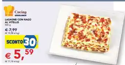 Esselunga Lasagne con ragù al vitello offerta