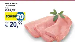 Esselunga Fesa a fette di vitello offerta