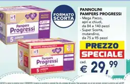 Esselunga Pannolini Pampers Progressi offerta