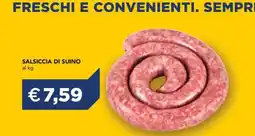 Esselunga Salsiccia Di Suino offerta