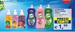 Esselunga DETERGENTE PIATTI A MANO SVELTO offerta