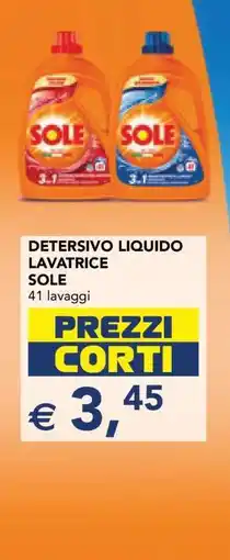 Esselunga Detersivo Liquido Lavatrice Sole offerta