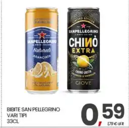 Eurospar Bibite San Pellegrino offerta