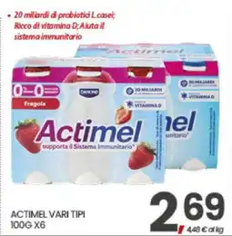Eurospar ACTIMEL vari tipi offerta