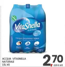 Eurospar ACQUA VITASNELLA NATURALE offerta