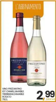 Eurospar VINO FRIZZANTINO IGT CHIARLI AMABILE TREBBIANO/AMABILE ROSATO offerta