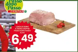Eurospar LONZA DI SUINO A TRANCI DESPAR PASSO DOPO PASSO AL KG offerta