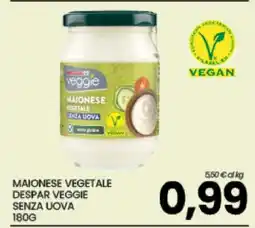 Eurospar MAIONESE VEGETALE DESPAR VEGGIE SENZA UOVA offerta