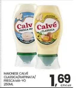 Eurospar MAIONESE CALVÈ CLASSICA/RAFFINATA/FRESCA MA-YÒ offerta