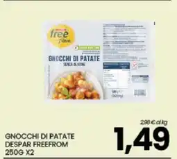 Eurospar Gnocchi di Patate Despar FreeFrom 250g x2 offerta