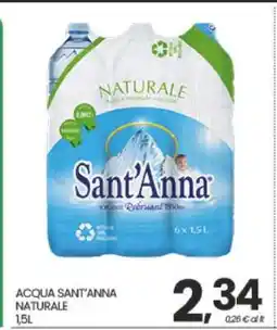 Eurospar Acqua Sant'Anna Naturale offerta