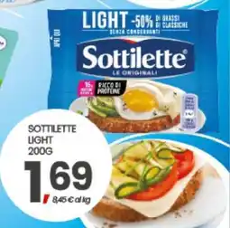 Eurospar SOTTILETTE LIGHT 200G offerta
