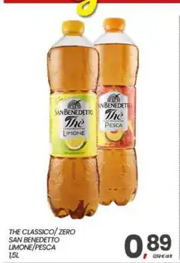 Eurospar THE CLASSICO/ ZERO SAN BENEDETTO LIMONE/PESCA offerta