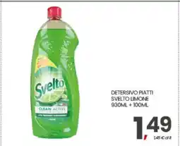 Eurospar DETERSIVO PIATTI SVELTO LIMONE offerta