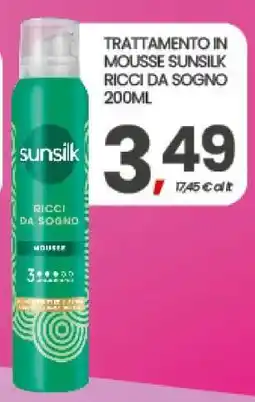 Eurospar TRATTAMENTO IN MOUSSE SUNSILK RICCI DA SOGNO 200ML offerta