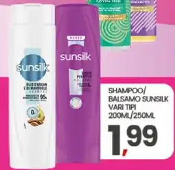 Eurospar SHAMPOO, BALSAMO SUNSILK offerta