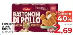 Despar Bastoncini di pollo Findus offerta