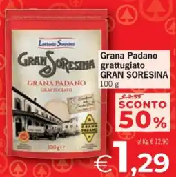 Despar Grana Padano grattugiato Gran SoreSina offerta