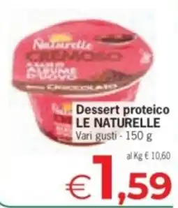 Despar Dessert proteico LE NATURELLE offerta