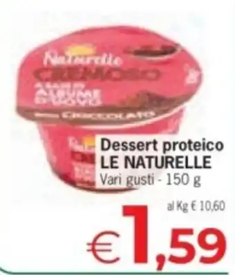 Despar Dessert proteico LE NATURELLE offerta