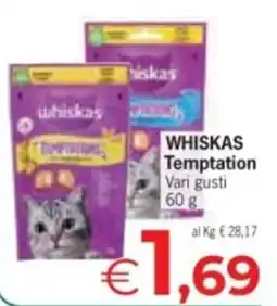 Despar Whiskas Temptation offerta