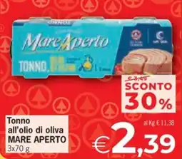 Despar Tonno all'olio di oliva Mare Aperto offerta