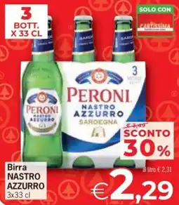 Despar Birra Nastro Azzurro offerta