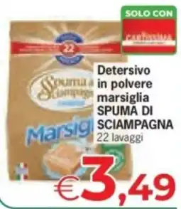 Despar Detersivo in polvere marsiglia SPUMA DI SCIAMPAGNA offerta
