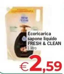 Despar Ecocarica sapone liquido FRESH & CLEAN offerta