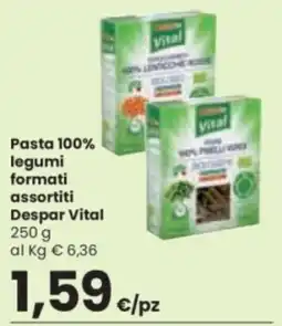 Despar Pasta 100% legumi formati assortiti Despar Vital offerta