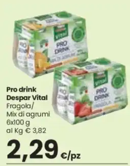Despar Pro drink Despar Vital offerta