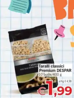 Despar Taralli classici Premium DESPAR offerta