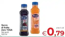 Despar Succo di frutta Zero YOGA offerta