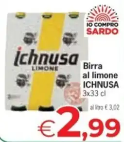 Despar Birra al limone Ichnusa offerta
