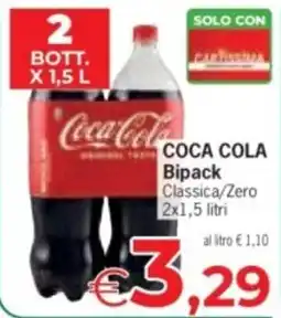 Despar Coca Cola Bipack Classica/Zero offerta