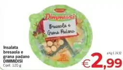 Despar Insalata bresaola e grana padano DIMMIDISI offerta