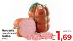 Despar Mortadella con pistacchi Favola offerta