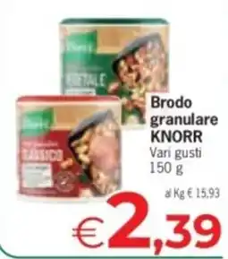 Despar Brodo granulare KNORR offerta