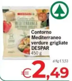 Despar Contorno Mediterraneo verdure grigliate DESPAR offerta